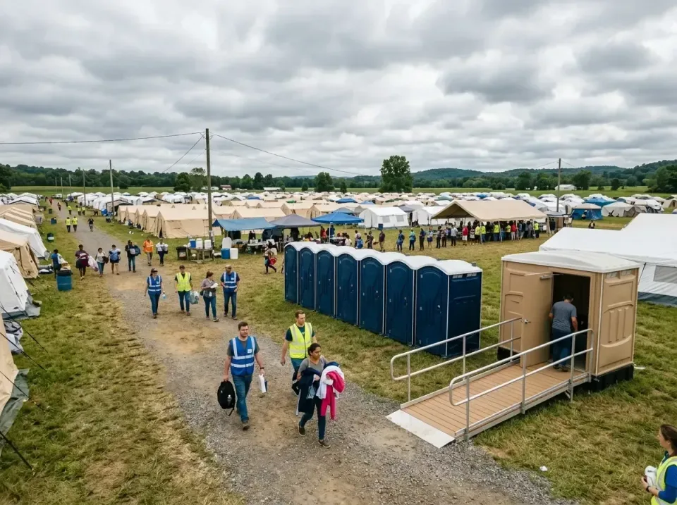 disaster-relief-camp-restrooms-010 — frequently asked questions, Dumpster & Portable Bathrooms Rental in Waterloo, IL